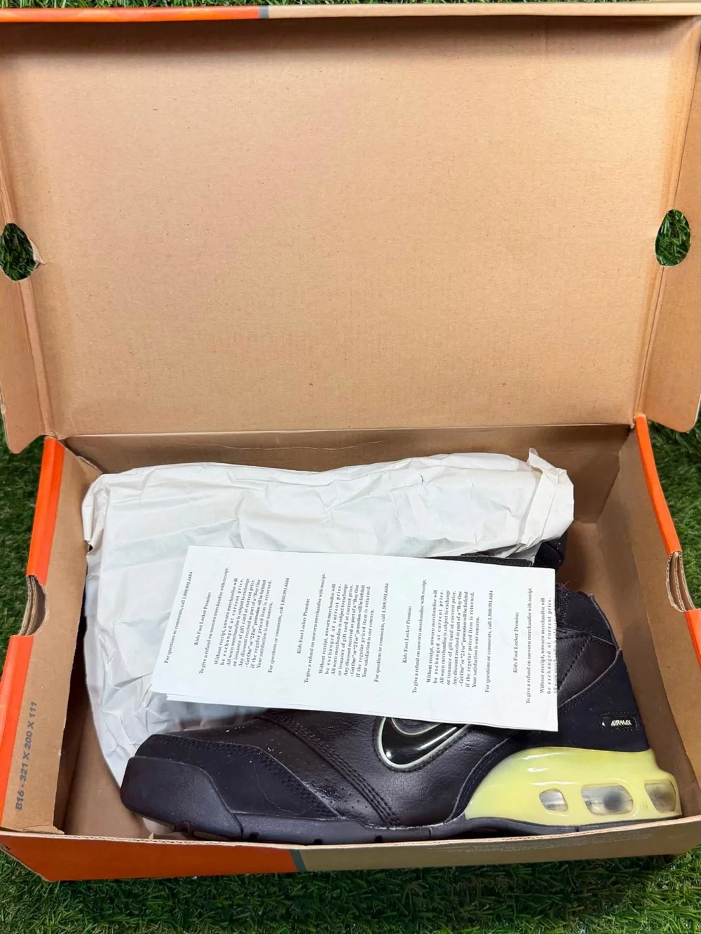 Nike Air Max 180 BB GS Black Metallic Silver 313892-002 2006 VTG Size 5.5Y Boxed